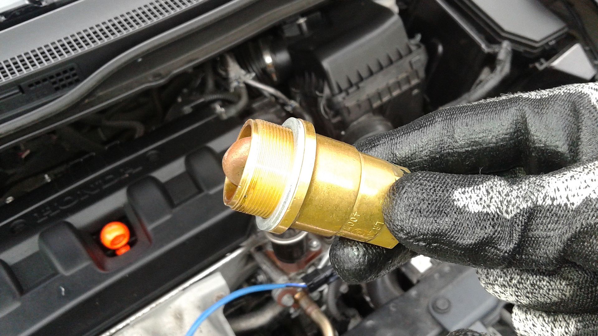 DIY Block heater/frost plug installation on a 2012 1.8L civic 9th
